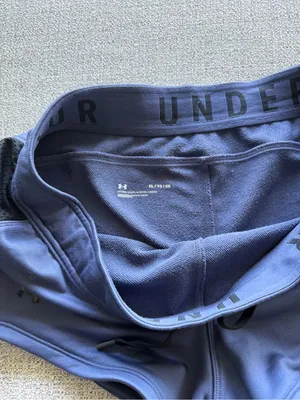 Under Armour Womens XL Blue Mesh Side Panel Athletic Running Workout Shorts‎ thumbnail 4