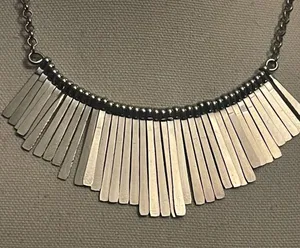 Silver Egyptian cleopatra necklace thumbnail 4