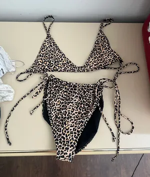 Motel leopard print bathing suit  thumbnail 1