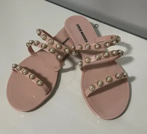 Steve Madden Pink Studded Sandals thumbnail 1