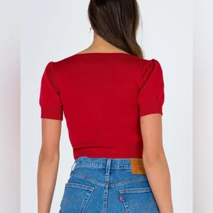 Princess Polly Lissa Top in Red Size L/XL New with tag thumbnail 2