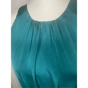 NWT Rebecca Taylor Halter Teal Green Cocktail Mini Dress Size 6 Dinner Datenight thumbnail 14