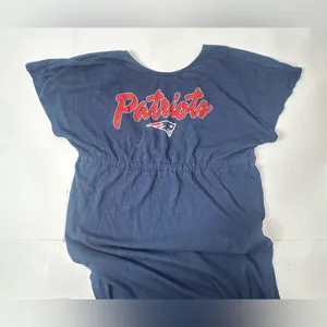 New England Patriots Versus Swim Cover Up Womens Size XS Navy G-III 4‎ Her thumbnail 8