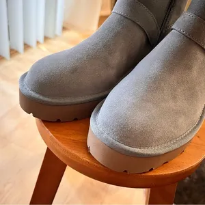 KOOLABURRA NWOT UGG Grey‎ Kelissa Mini Faux Fur Boots Size 6 thumbnail 4