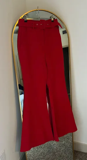 VICI NWT  Red Runway Flares thumbnail 7