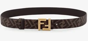 FENDI FF logo reversible belt size 95 thumbnail 1