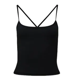 we wore what sports cami size xsmall adjustable spaghetti strap back criss cross thumbnail 3