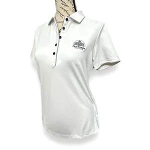 Peter Millar S White Golf Polo Shirt Olde Florida‎ Logo Performance Stretch Top thumbnail 3
