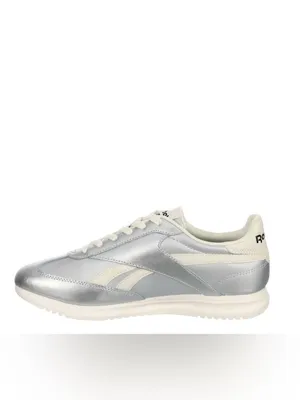 Reebok Women's Metallic Silver and Cream Sneakers thumbnail 3