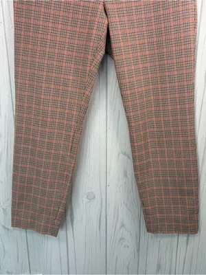 BANANA REPUBLIC Sloan Mid-Rise Skinny‎ Fit Ankle Pant, Camel Glen Plaid Check, 8 thumbnail 6