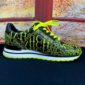 Michael Kors Neon Yellow and Black Trainers - size 9M thumbnail 7