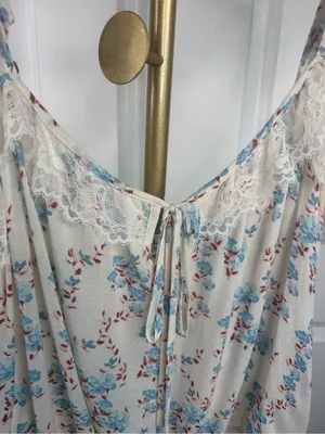 Intimately Free People Take It Away Floral Lace Thong Bodysuit Ivory L thumbnail 5