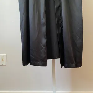 Victoria's Secret Black Old Hollywood Robe Kimono Sleepwear lounge boudoir‎ XS/S thumbnail 3