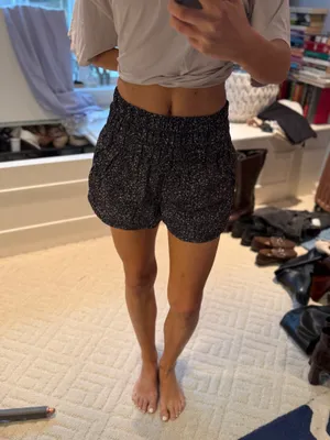 Free People Movement Printed Running Shorts Black Size XS thumbnail 2
