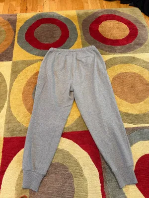 Aerie Grey Knit Sweatpants Joggers Jogger Pants Drawstring Pockets Size Medium thumbnail 5