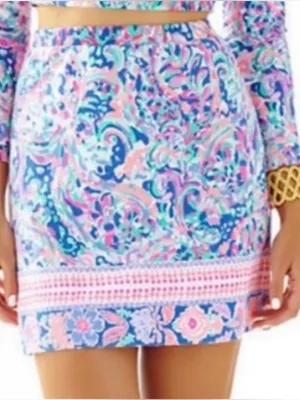 NEW Lilly Pulitzer Boca Chica stretch skirt Small thumbnail 1