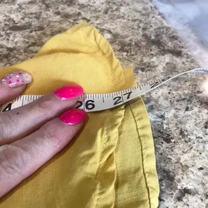 Unlisted Women’s blouse yellow size medium button up thumbnail 7