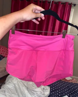 Lululemon sonic pink high rise  shorts thumbnail 1