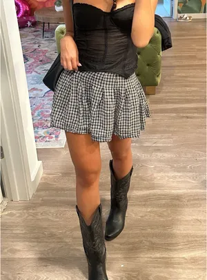 Boutique Gingham Skirt thumbnail 2