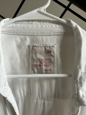 White Button Down Size L thumbnail 3