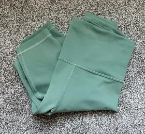 Green Lululemon Leggings Olive thumbnail 1