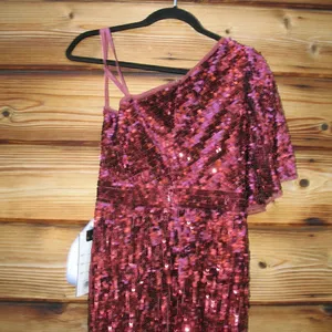 Mac Duggal Womens 93540 Sequin Gown Dress thumbnail 9