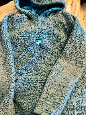 Sherpa Yellowstone Hoodie Blue Size M thumbnail 1