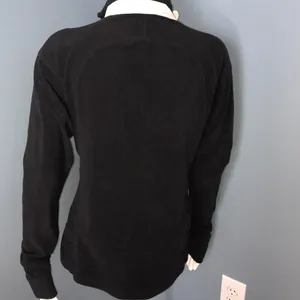 Nike Black Fleece Quarter Zip Pullover Jacket Med thumbnail 2