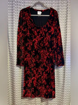 Anthropologie / HD in Paris | Dierdre Velvet Column Dress, M thumbnail 4