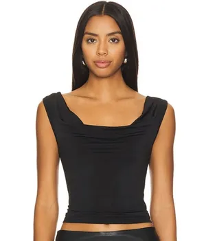 Superdown Calla Top in Black thumbnail 1