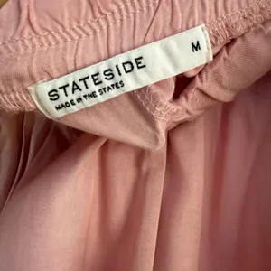 Stateside Wide Leg Lounge‎ Pants Elastic Waist Pockets Pink Size M thumbnail 5