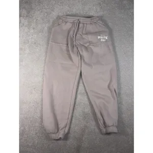 WHITE‎ FOX VOL. 3 Womens Greige Off Stage Sweatpants White Words Small Pockets thumbnail 2