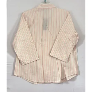 Ralph Lauren Pink Stripe Long Sleeve/Pants Button Up‎ Pajama Set Size XL NwT thumbnail 2
