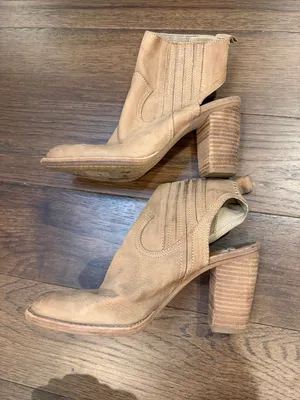 DOLCE VITA Jasper Brown Leather Western Ankle Booties Size 8? - C61-043 thumbnail 2