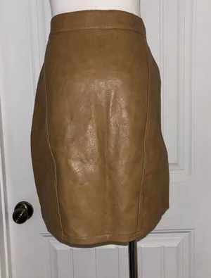 Zara Basiz Collection Fauz Leather Skirt thumbnail 4