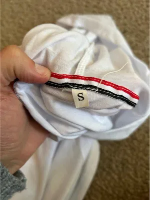 ab9 Woman hoodie top shirt work out white small thumbnail 2