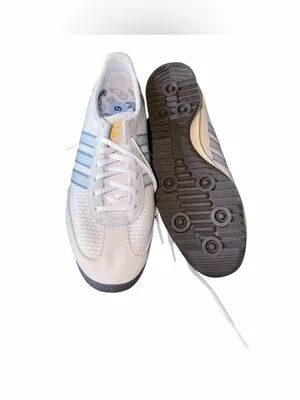 NWT Adidas Wmns SL72 OG Retro Sneaker White Grey Silver Lace Up SZ-9 thumbnail 4