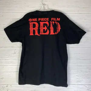 Hot Topic One Piece Film: Red Trio Collage T-Shirt size L thumbnail 3