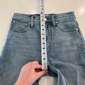 Madewell The Perfect Vintage Crop Jean Rosabelle Wash: Comfort Stretch‎ Edition thumbnail 12
