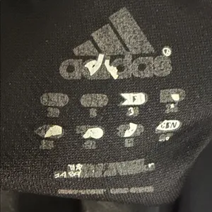 adidas Black Shorts with White Side Stripes thumbnail 2