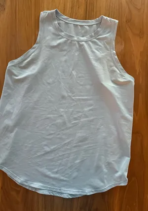 Lululemon Light Blue Sleeveless Athletic Tank Top thumbnail 1