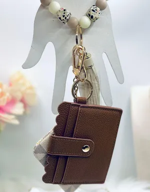Double Joy Wallet Wristlet Style B Brown thumbnail 6