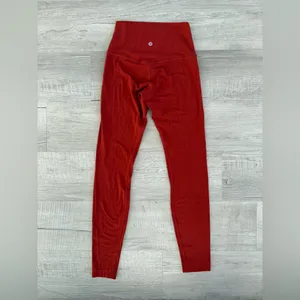 Lululemon 4 autumn rust align leggings thumbnail 2