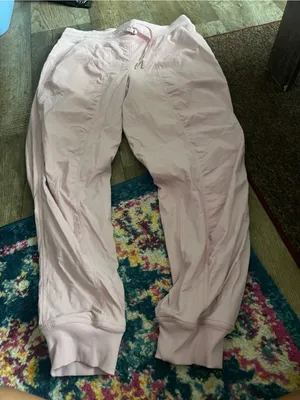 Lululemon Dance Studio Mid Rise Full Length Light Pink Jogger Pants thumbnail 5