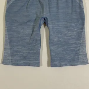 Ryka Womens Blue Space Dye Seamless High Rise Athletic Bike Shorts Large thumbnail 5