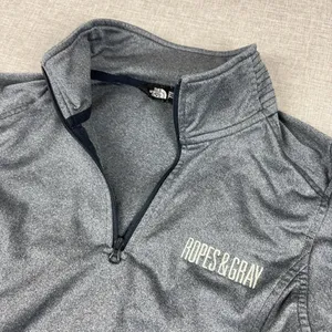 The North Face Shirt Womens Small Gray 1/4 Zip Ropes & Gray Pullover Top thumbnail 3