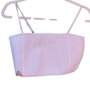 A.L.C. Winnie Knit Bra Top‎ in a Rose Pink Color Size Medium Cropped Top thumbnail 9