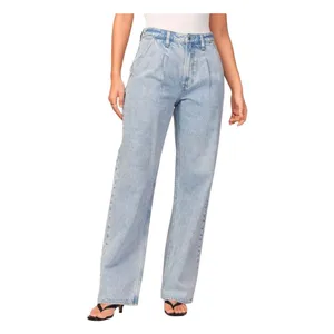Abercrombie Fitch High Rise Loose Jeans Light Wash Size 30/10 Denim thumbnail 8