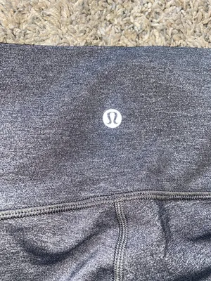 Lululemon Grey Mesh Leggings thumbnail 3