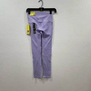 All in motion ribbed‎ purple leggings size small thumbnail 4
